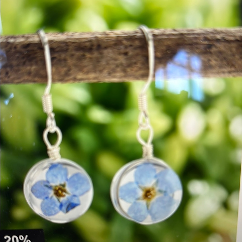 Chaddsford Forget Me Not Ball Earrings